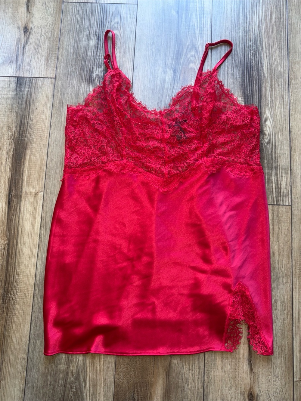 Victoria secret xl Red Lace Satin babydoll lingerie